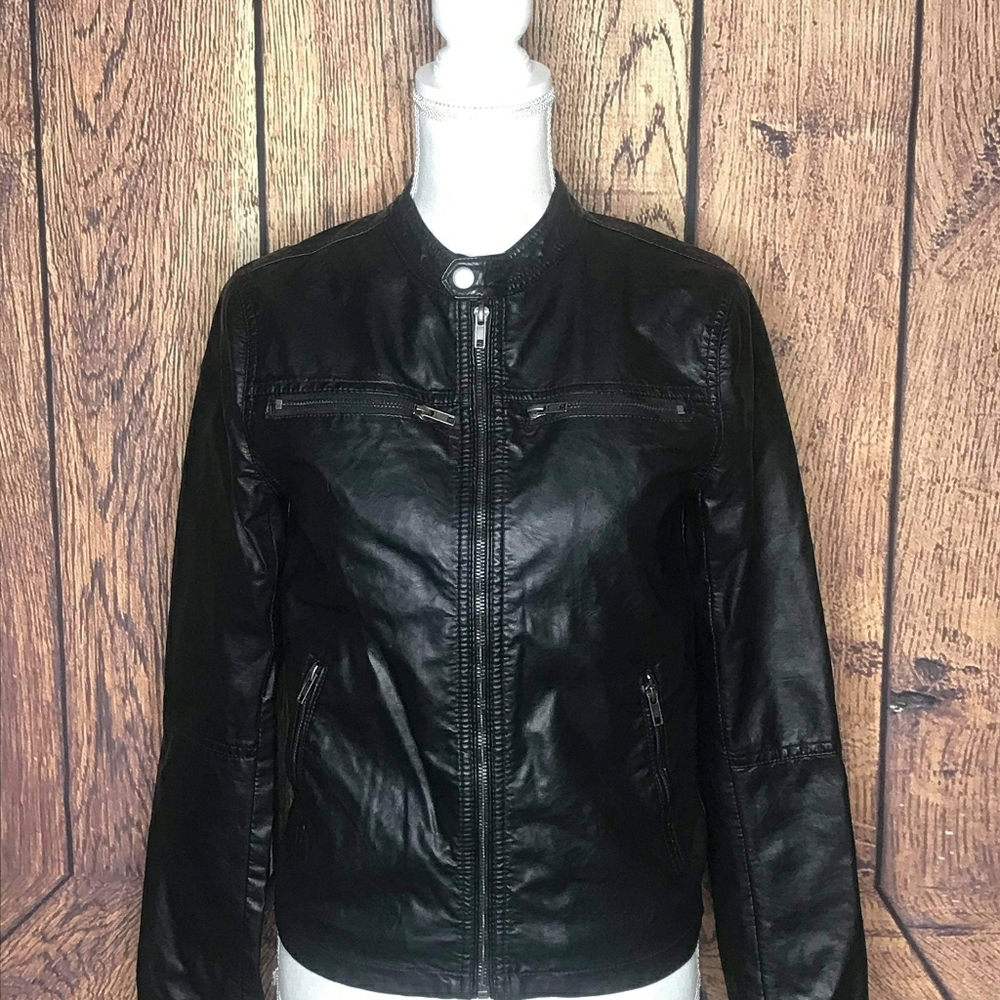 H&M Faux Leather Biker Jacket